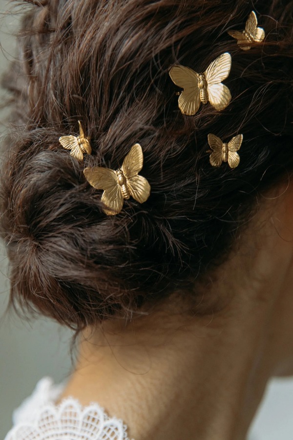 RENTAL][Pippa Bobby Pin Set of 5 Gold]by JENNIFER BEHR